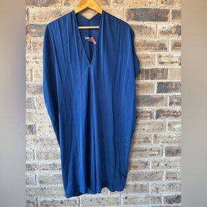 Vince. Elegant Blue Sleeveless Tunic Dress Size L